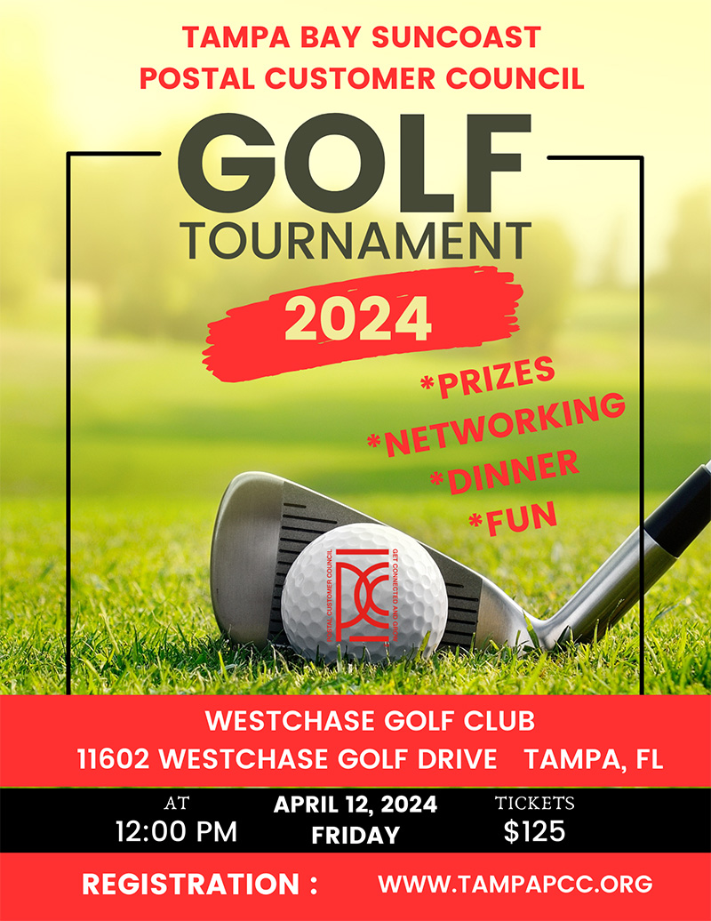 Tampa Bay Suncoast Postal Customer Council 2024 Golf Tournament